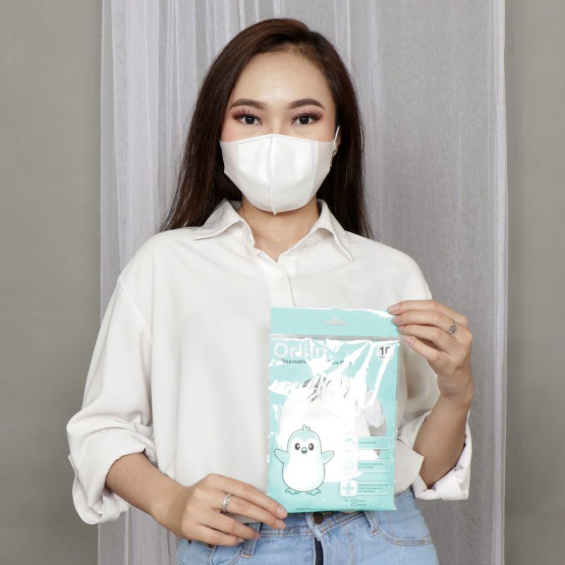 Masker Orlee / Orlin  Earlop ( polos ) no embos