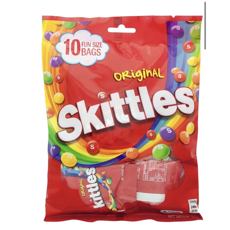 Jual Skittles Candies - Original (Fun Size Bag) 10 Pack X 15gram Permen ...