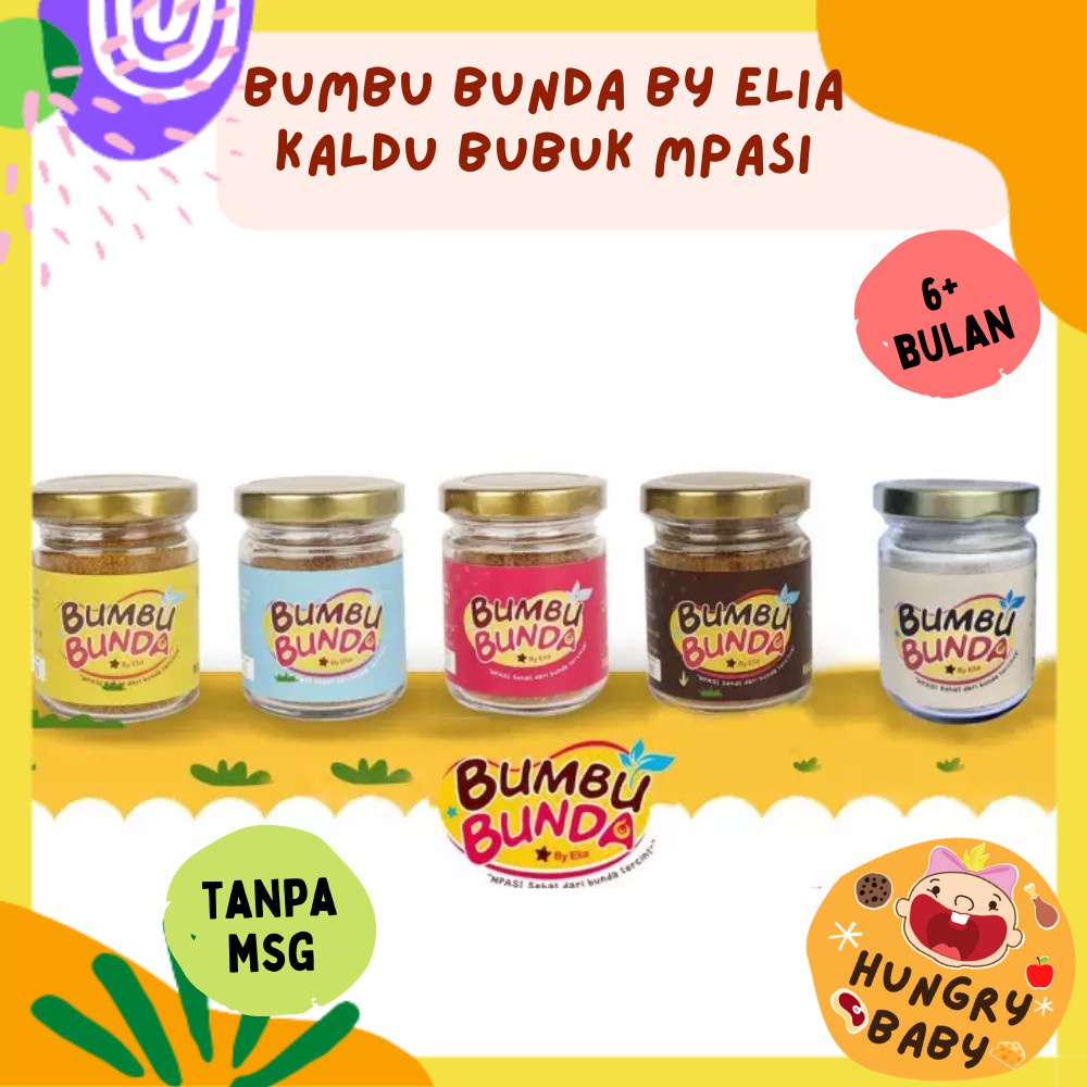 

BUMBU BUNDA by Elia I Kaldu MPASI Bayi Homemade I Kaldu Bubuk Non MSG