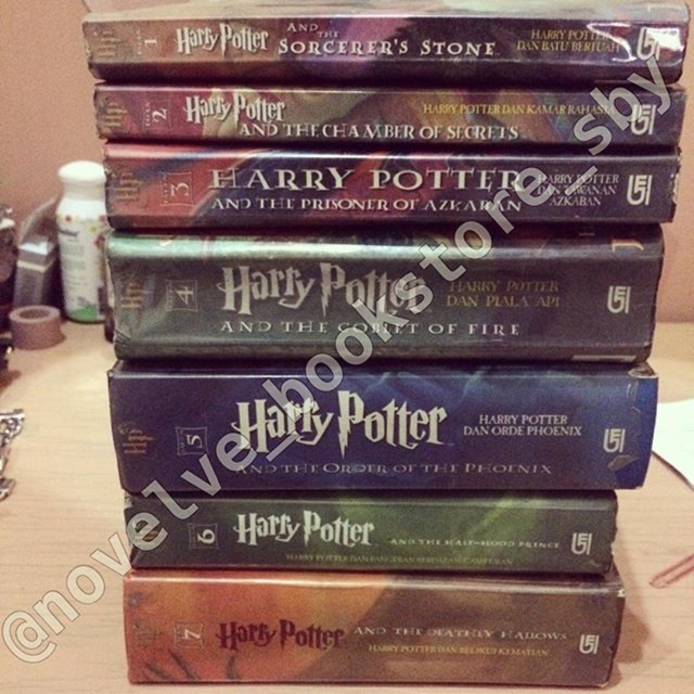 [ORIGINAL] Harry Potter Full Set 1 - 7 novel terjemahan