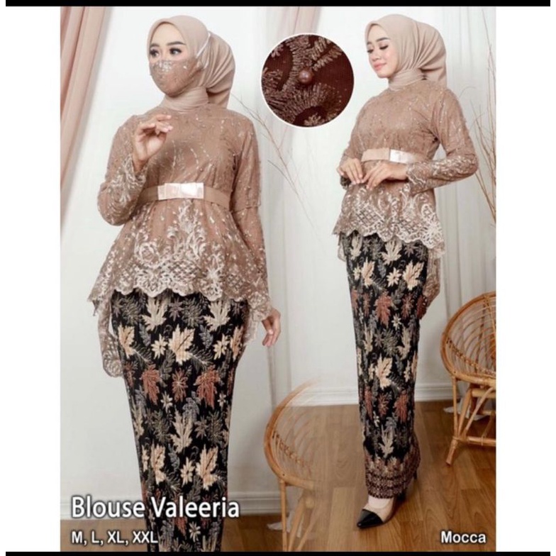 TUNIK AURORA TULLE PITA // BAHAN TILLE BORDIR MUTIARA // BAJU PESTA // BAJU WISUDA // KEBAYA MODERN // By Kemoda