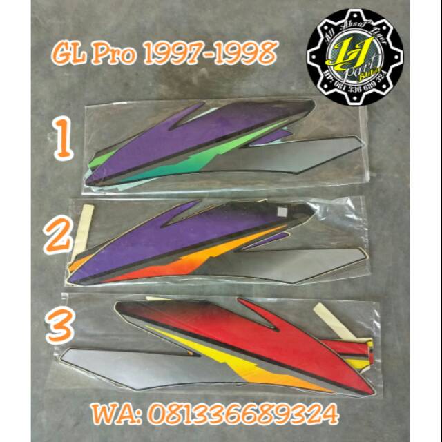 STIKER BODY GL PRO GL MAX STRIPING HONDA GL PRO 1997 1998 STRIP GL NEOTECH GL SERIES STIKER GL MAX G