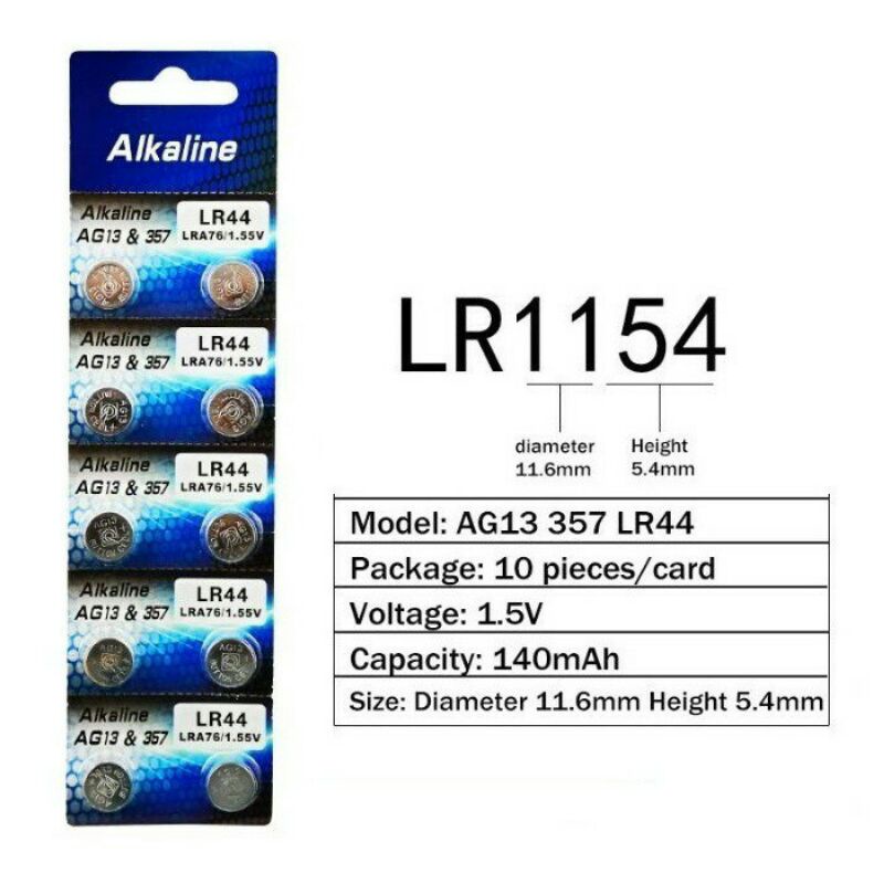 Koin BATREI tumblr | Batrai Alat Bantu Dengar | Kancing Button Cell LR44 | AG13 | LR 44 | AG 13™