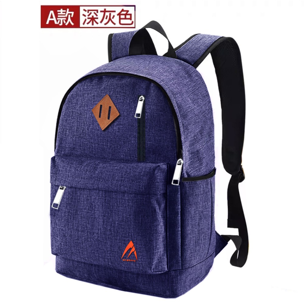 SHOPEE 6.6 SUPER SALE!! Tas Ransel Laptop Ac-1376 Tas Ransel Fashion Pria dan Wanita Backpack Distro Polos +Raincover- Blue