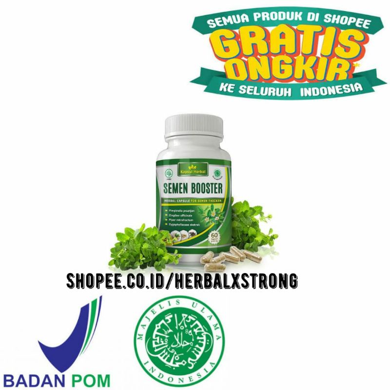 SEMEN BOOSTER OBAT PENYUBUR DAN PENGENTAL SPERMA ORIGINAL