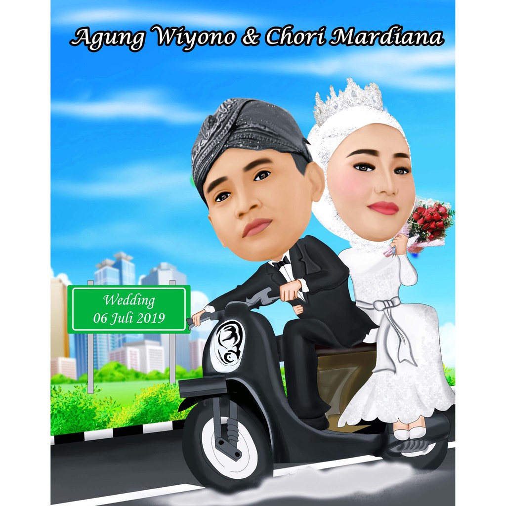 KARIKATUR DIGITAL/TEMA BEBAS/ JASA EDIT (SOFTFILE)