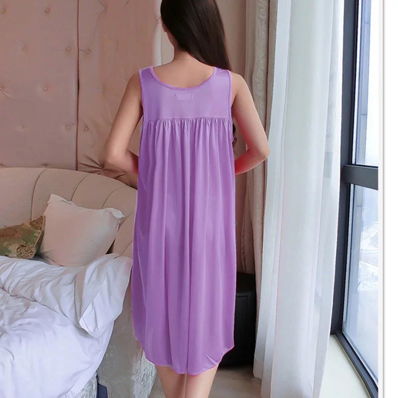 Victoria Baju Tidur Pakaian Wanita Lingerie Dress Wanita Bahan Sutra Import 4002