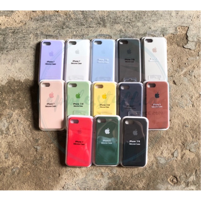 Original Silicone Case iP 7 / 8 READY STOCK