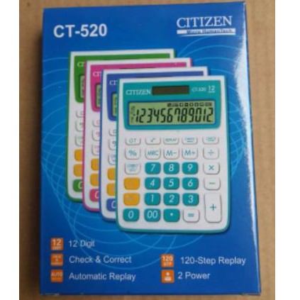 

Kalkulator CITIZEN CT-520/KALKUTAOR 12 DIGIT