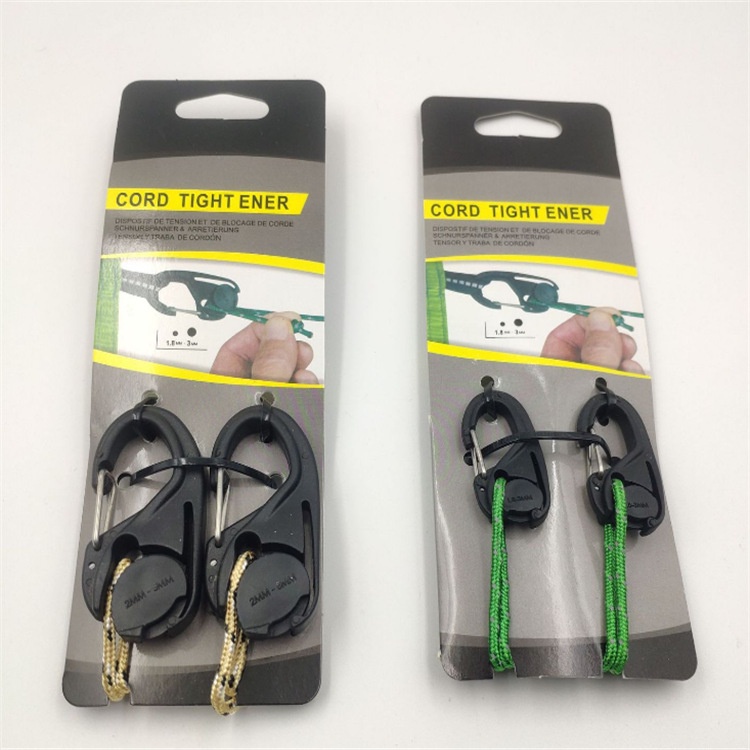 2pcs Kait Carabiner Pengencang Tali Tenda Aksesoris Camping