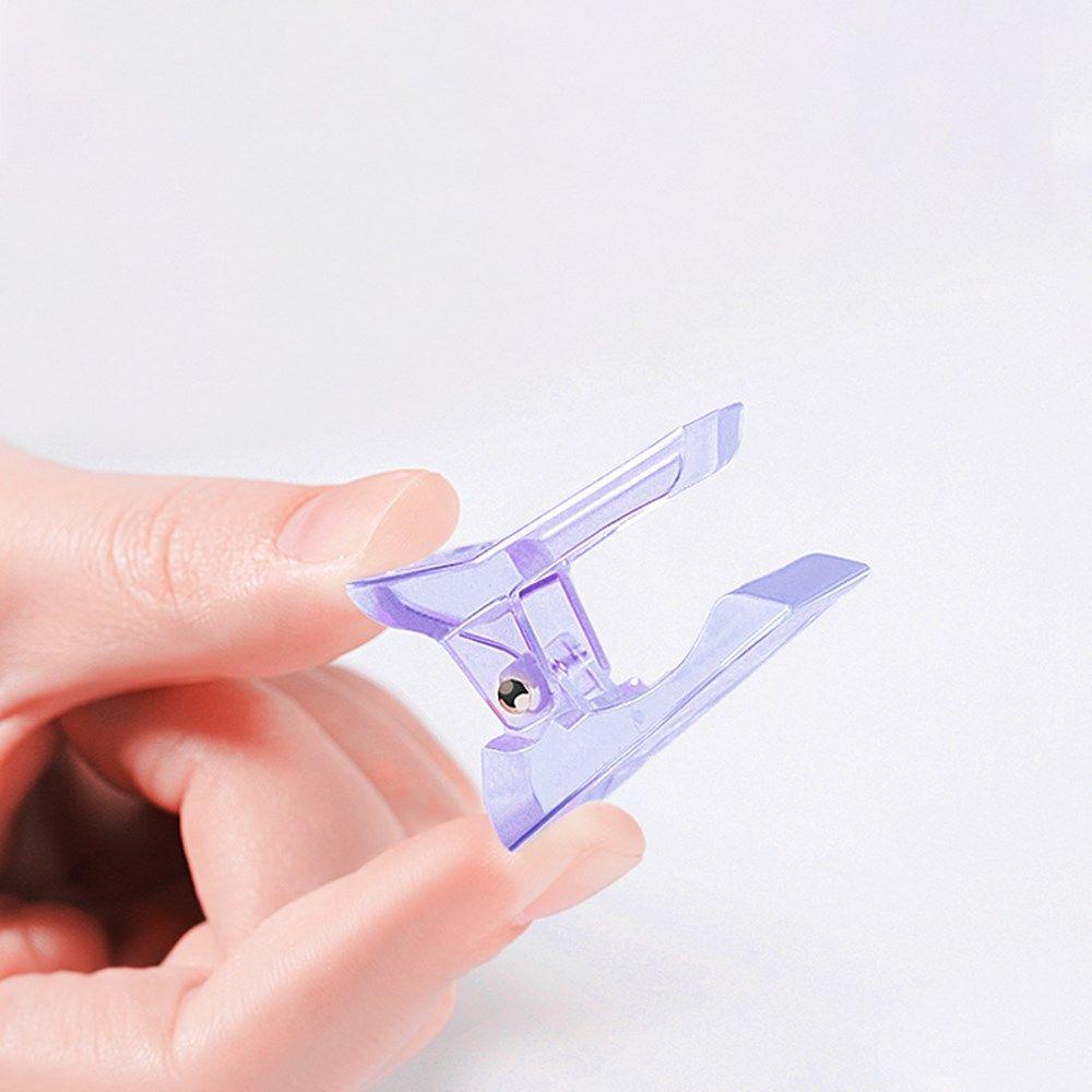 TOP Nail Tips Clip New Fingernail Extension Manicure Art Builder Extension Clamp