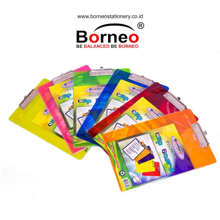 

Borneo Clip Board Transparan