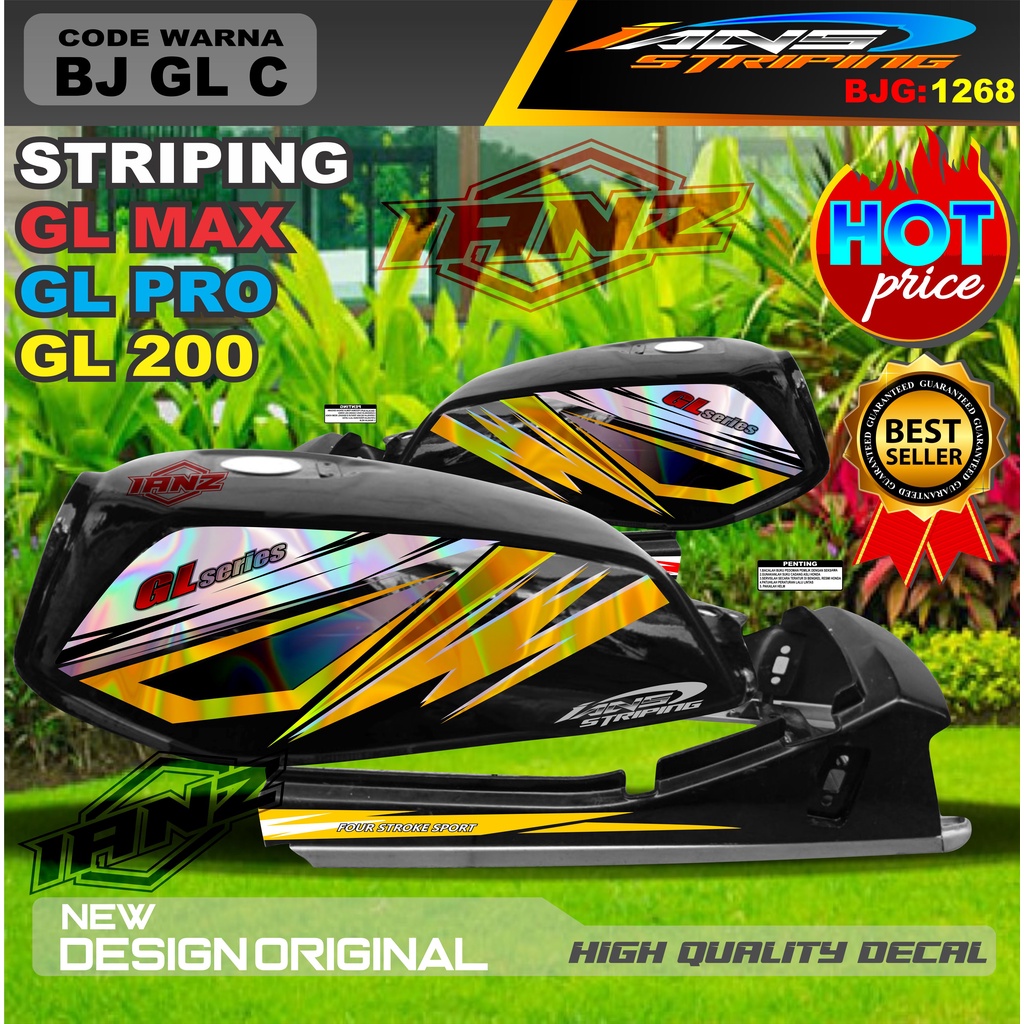 STIKER MOTOR GL PRO / STRIPING GL MAX HOLOGRAM / STRIPING GL HOLOGRAM