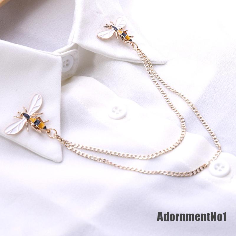 (Adornmentno1) Bros Pin Bentuk Lebah Bahan Alloy Gaya Vintage Untuk Pria