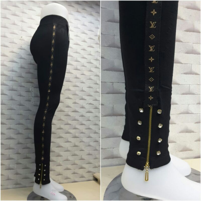 Legging zipper Sleting Mutiara Import Premium