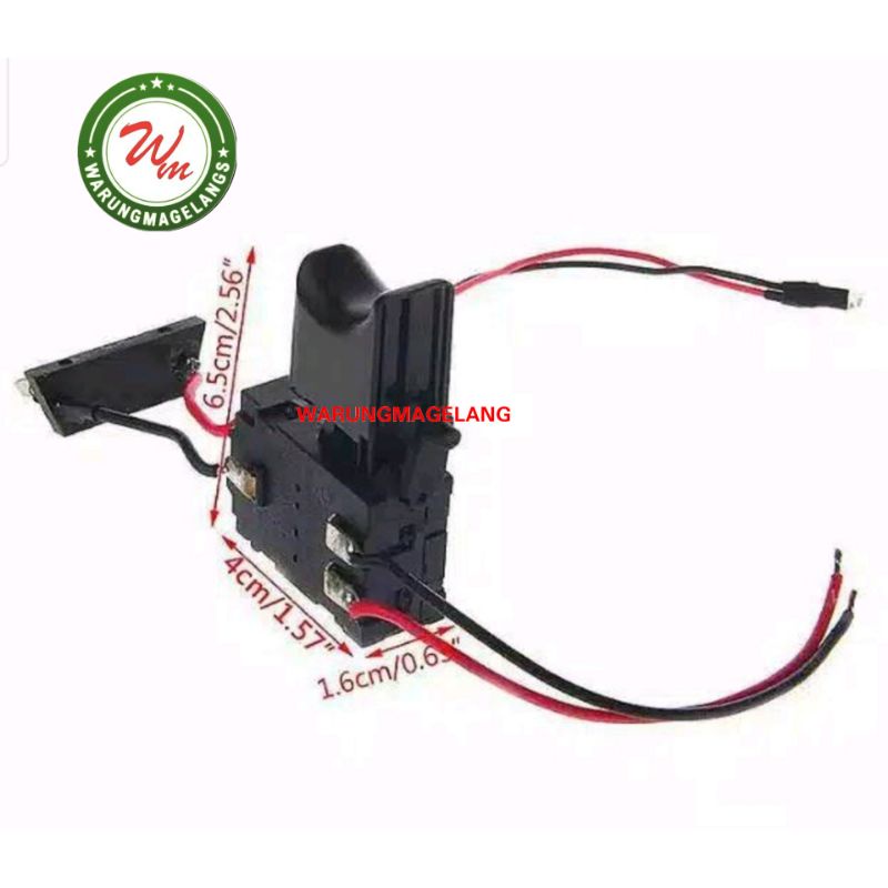 Saklar switch mesin bor baterai DC Cordless 12v 14v 16v 20v NRT RYU