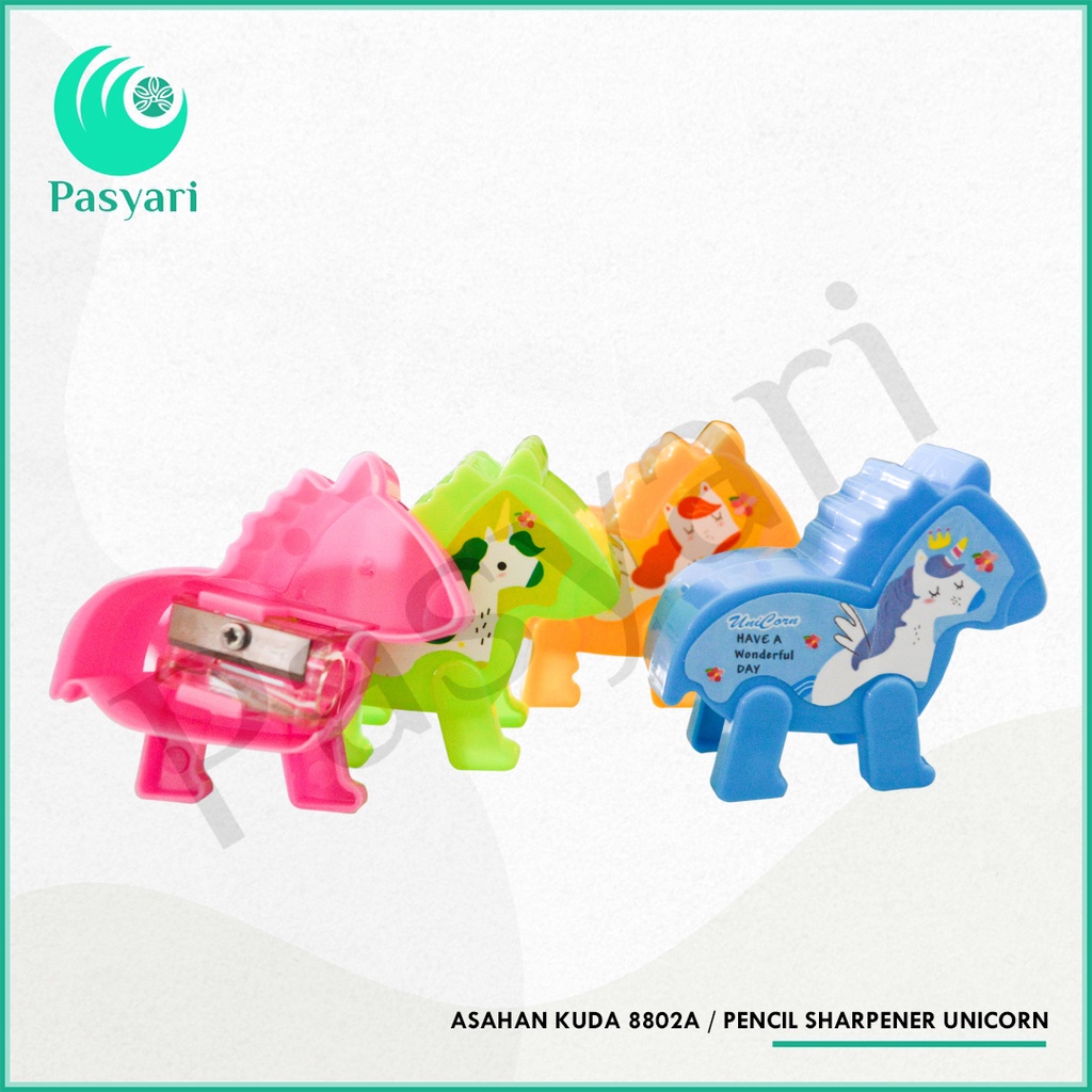 

Asahan Kuda 8802A Pencil Sharpener Unicorn