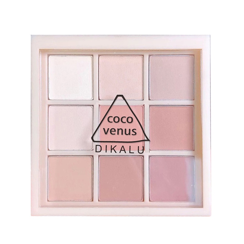 DIKALU NUDE MATTE EYESHADOW PALETTE 9 WARNA MATTE DKL - 037