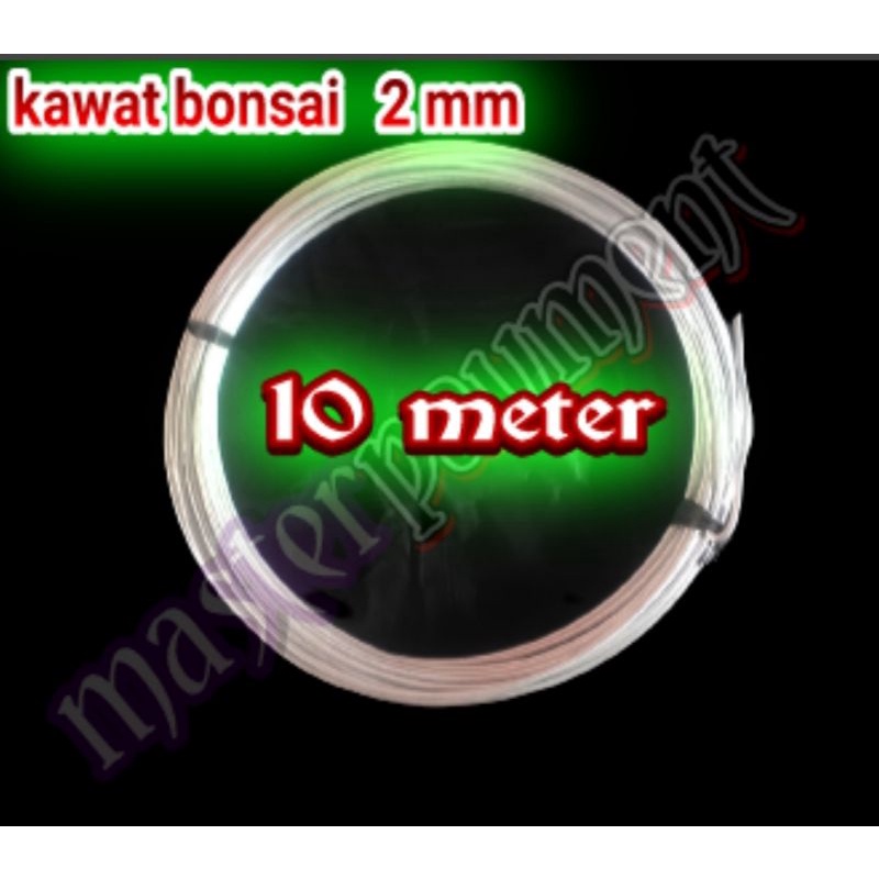 Kawat Bonsai Aluminium 2mm (10 meter)