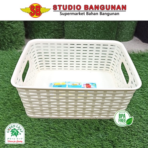 Keranjang Serbaguna dorota Greenleaf 3301 3302/ Tempat penyimpanan / Container Box Kotak / Tempat Makeup / Alat Tulis Sekolah