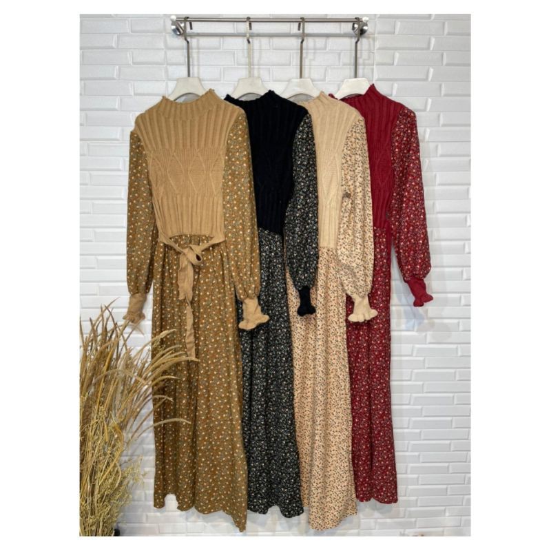 Gamis Rajut mix Codoray Import - Long Dress