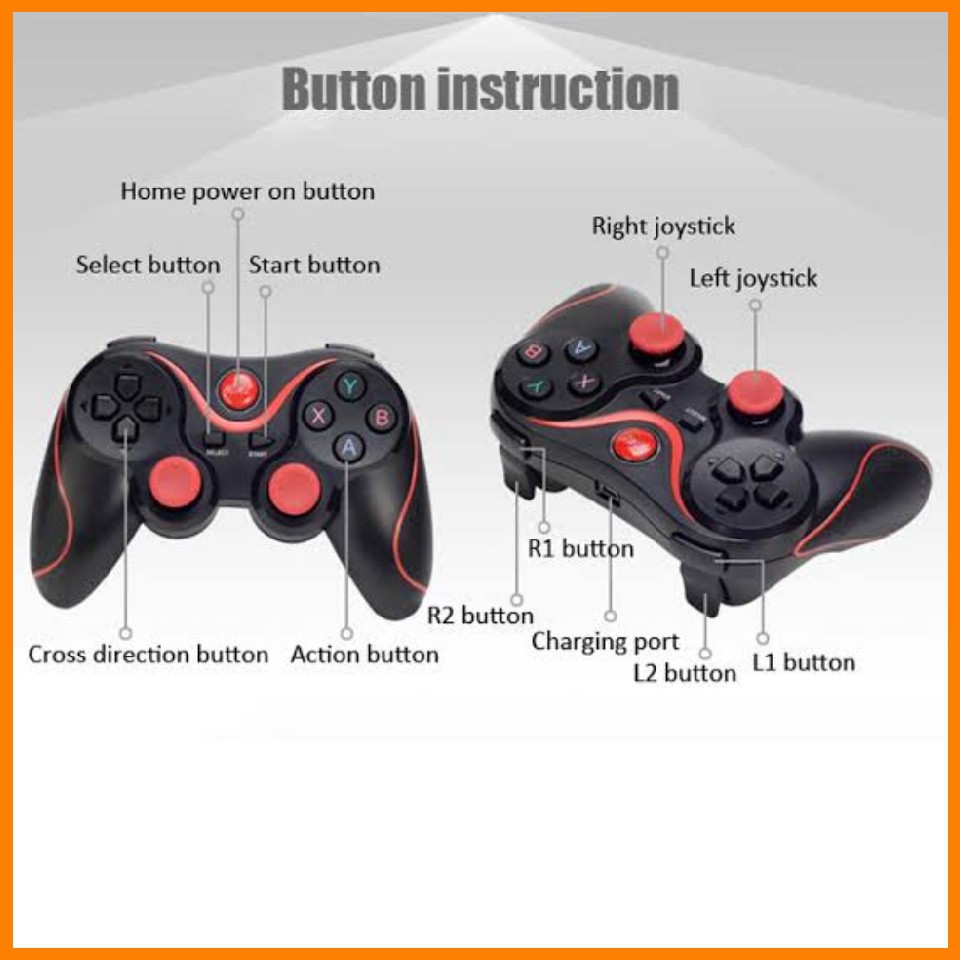 X3 Gamepad Bluetooth Smartphone Holder Wireless Joystick PC Gamesir F1