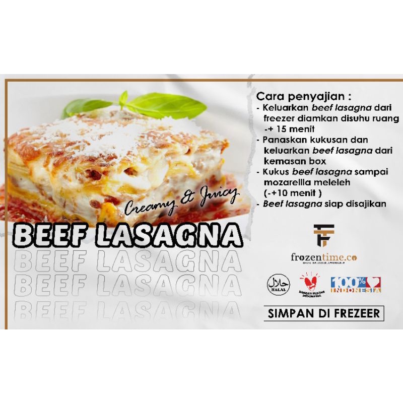

Beef Lasagna