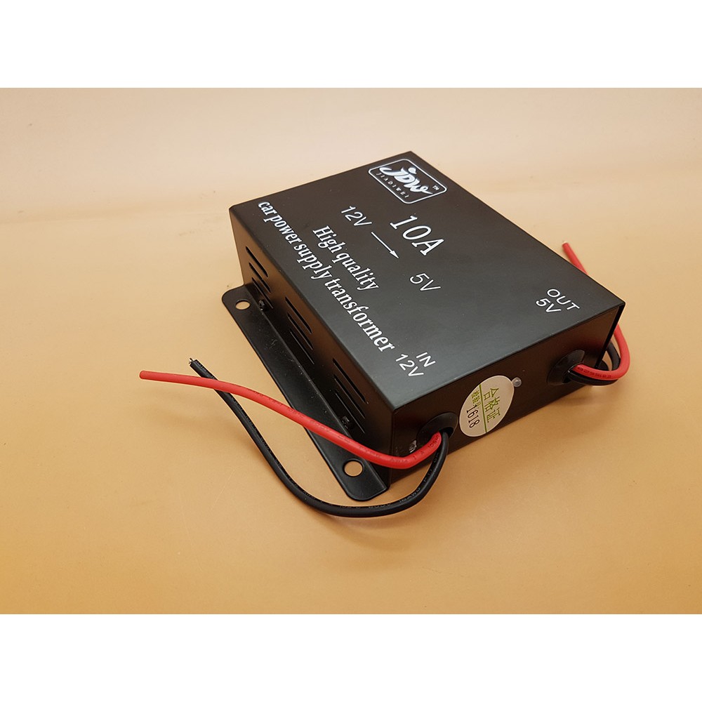 DC 12V to 5V 10A Car Power Supply Converter ( Penurun tegang