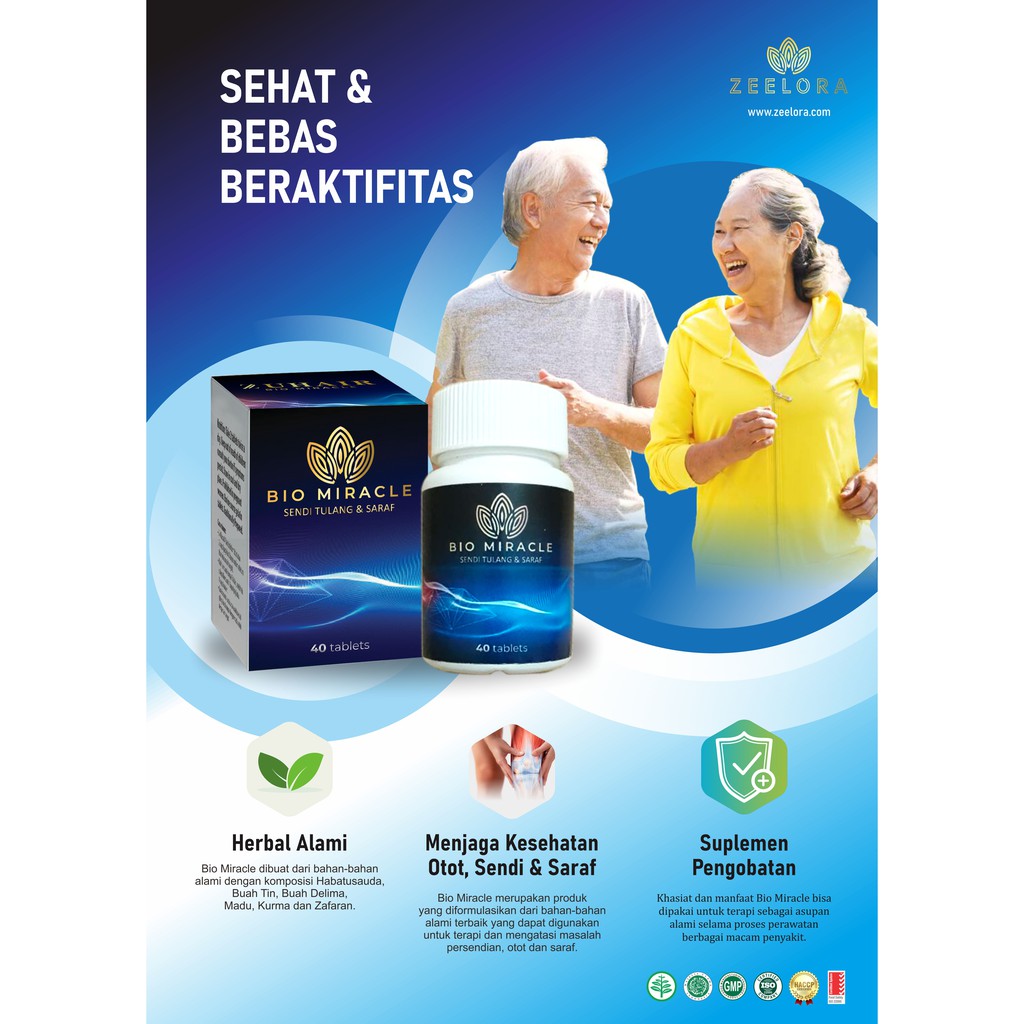 ORI] BIO MIRACLE ZEELORA ~ 100% Ampuh Penyembuh Asam Urat, Rematik, dan Stroke