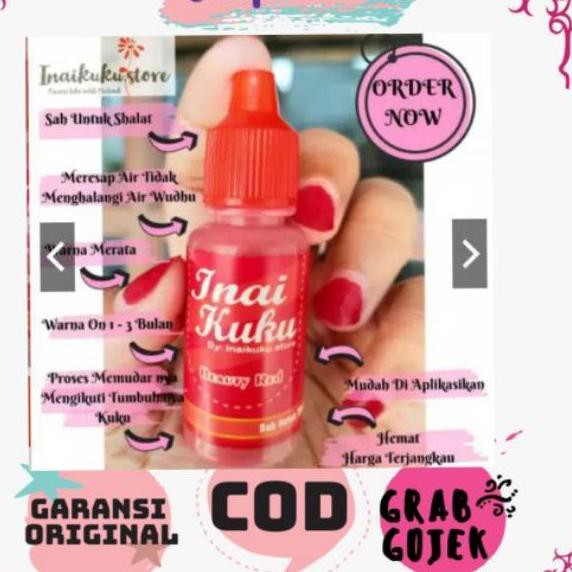 INAI KUKU HENA KUKU WARNA TAHAN LAMA AWET KOSMETIK TANGAN PENGANTIN WANITA HALAL SYAH SOLAT INAI I03