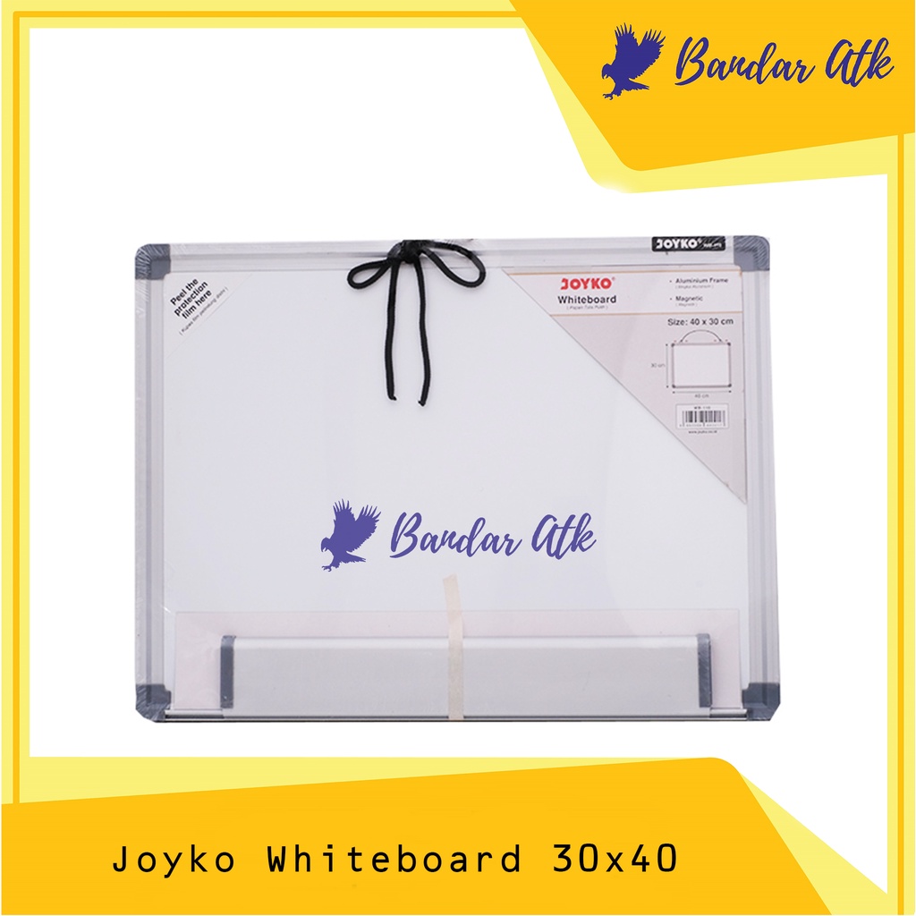 

JOYKO Magnetic Whiteboard Papan Tulis Putih WBS 110 Uk 30 x 40cm [1 SET]