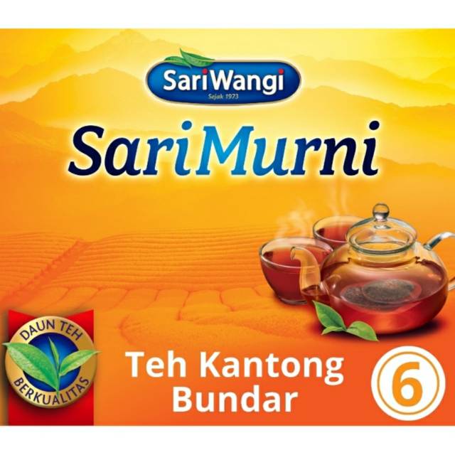 

SARIWANGI SariMurni Teh Kantung Bundar 6's