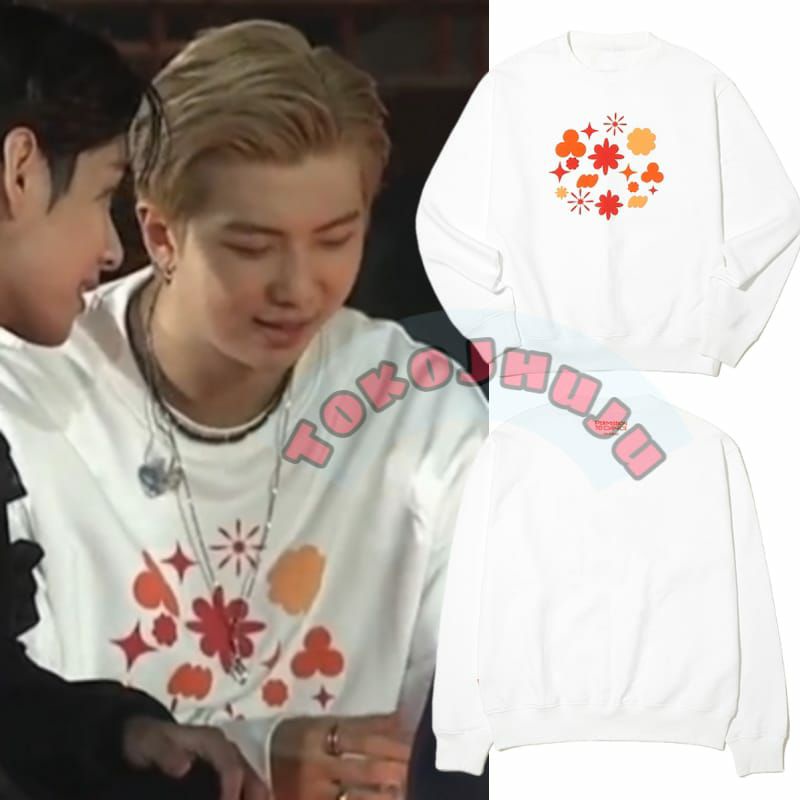 Basic Sweater BTS Kim Namjoon RM style Permission To Dance SEOUL GAMBAR BENTUK DTF