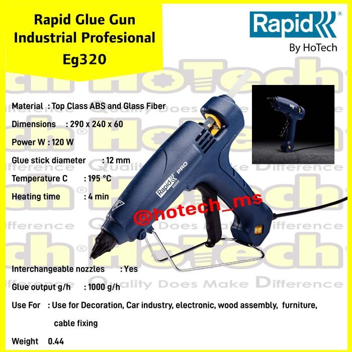 Lem | Glue Gun Rapid / Alat Tembak Lem / Lem Tembak / 120 W Rapid