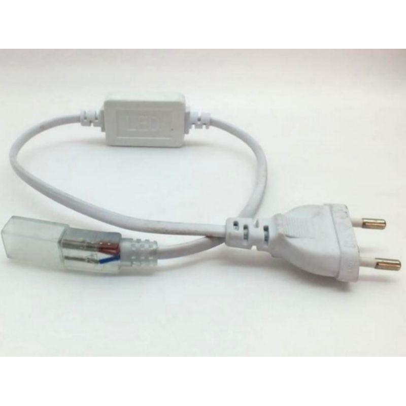 Kabel Colokan Lampu Selang Led SMD 5050 /Soket Lampu Selang Led.5050