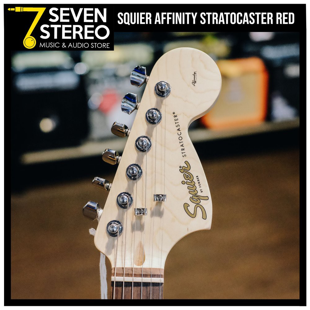 Squier Affinity Stratocaster Race Red Electric Guitar