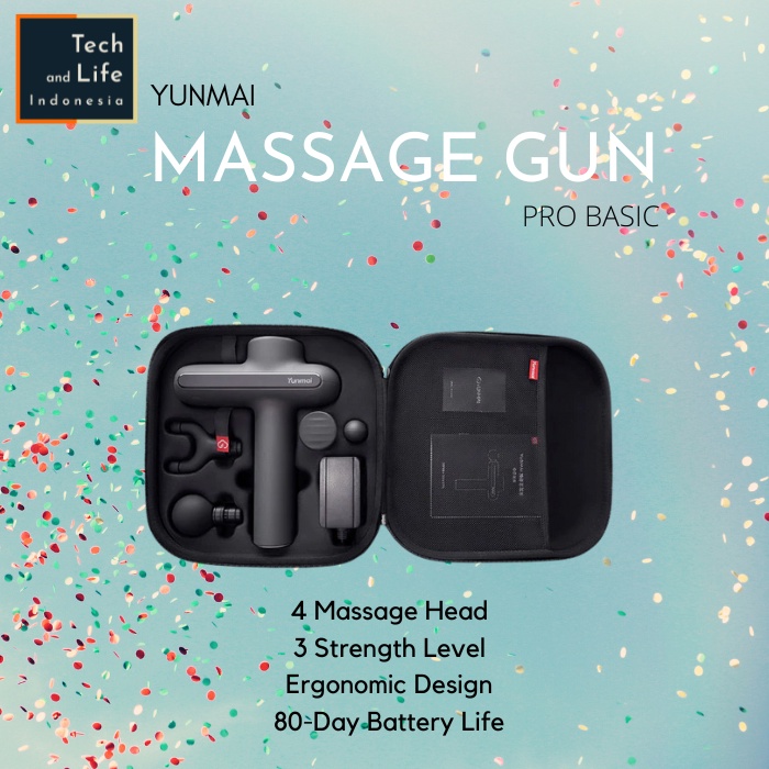 Yunmai Pro Basic Deep Muscle Massage Gun Alat Pijat Elektrik-0