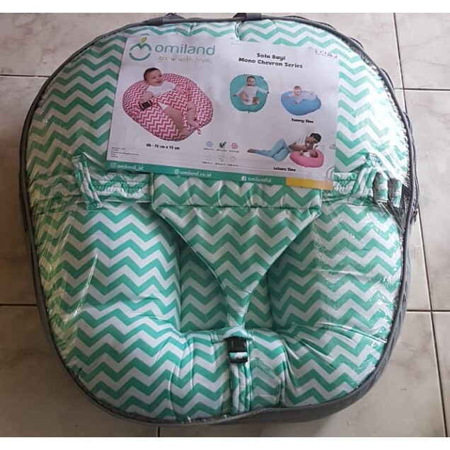 Sofa Bayi Omiland Multifungsi Motif Print Chevron