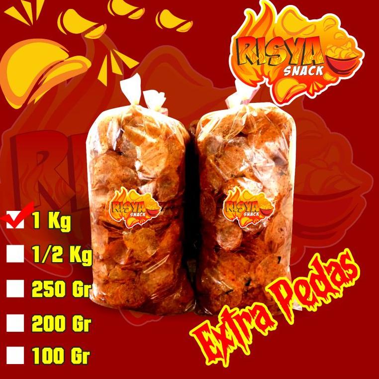 

Baru.. Keripik kaca 1kg/Extra Pedas Daun Jeruk QAC