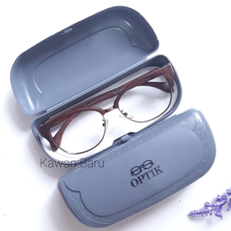 Box Kacamata / Tempat Kacamata 1-Optik Abu
