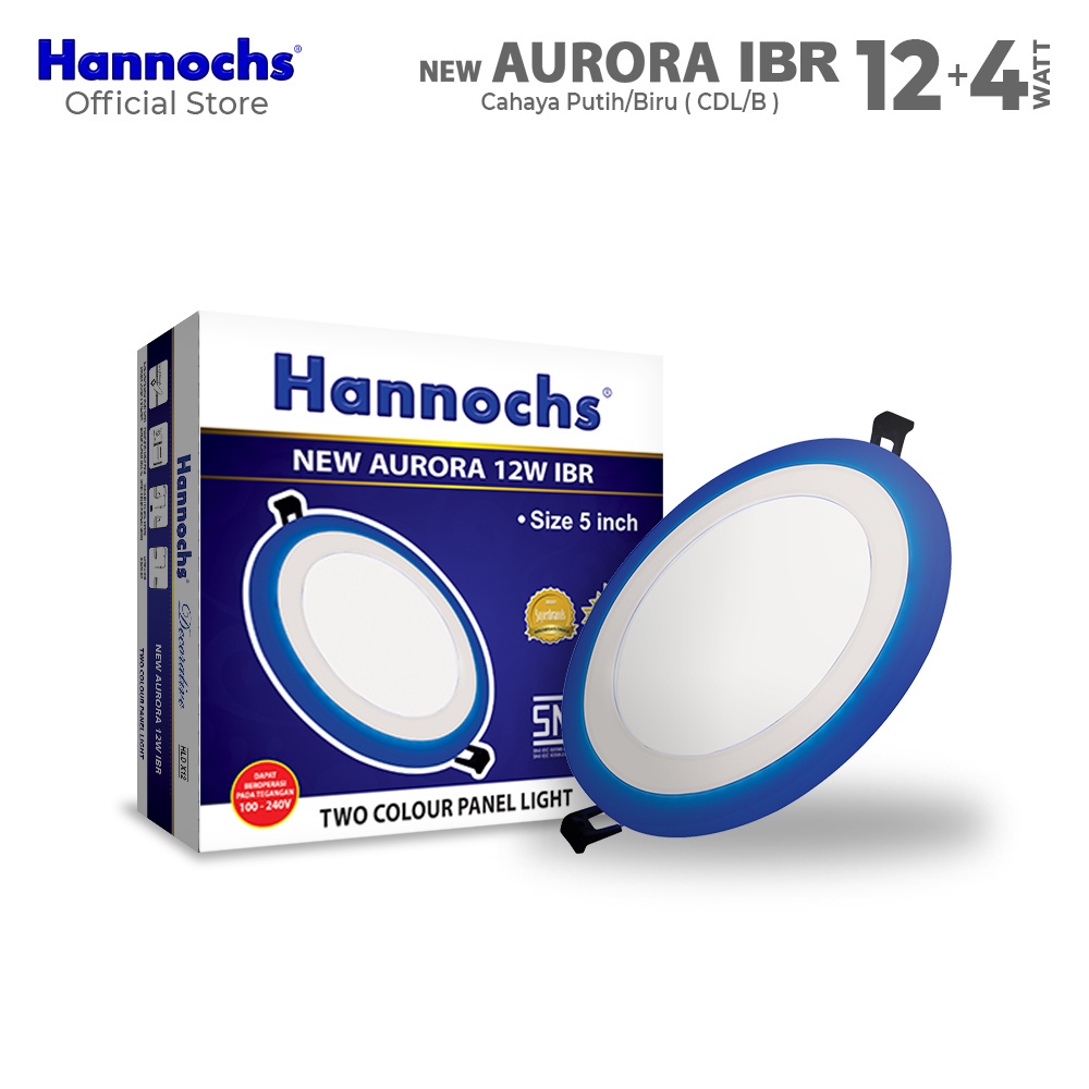 Hannochs New Aurora 12 Watt IBR CDL - Cahaya Putih