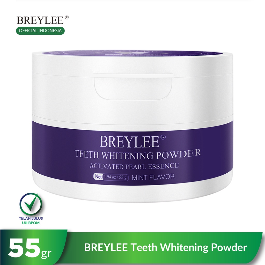 ✨ AKU MURAH ✨ BREYLEE Teeth Whitening Powder  SERIES Mencerahkan Gigi 30gr/55gr BPOM