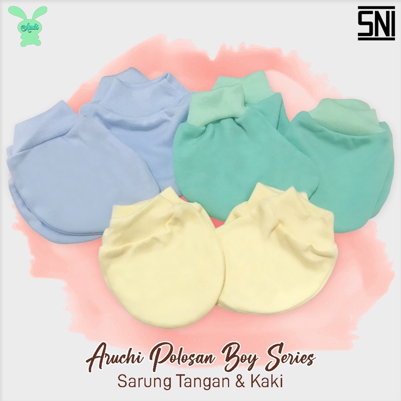 Aruchi Sarung tangan Warna 1 Set - Sarung tangan bayi murah