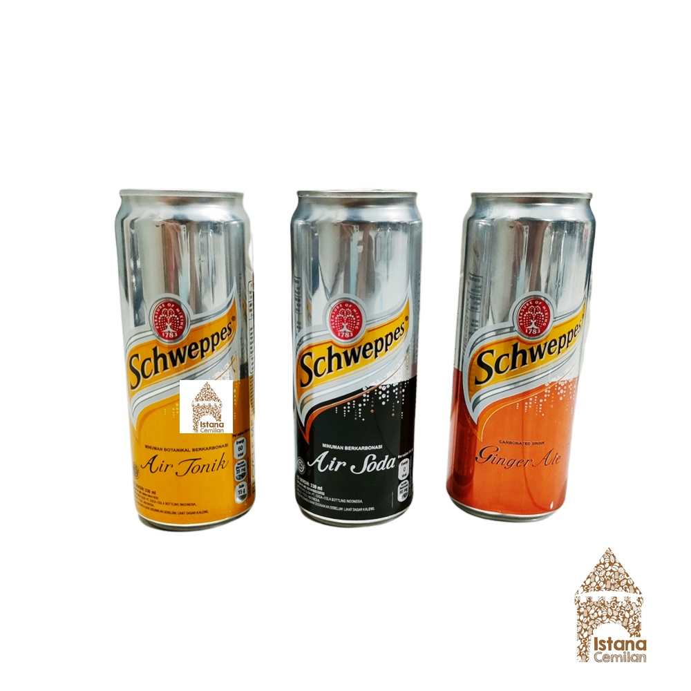 Jual Schweppes Minuman Berkarbonasi Air Soda / Tonik / Tonic Water