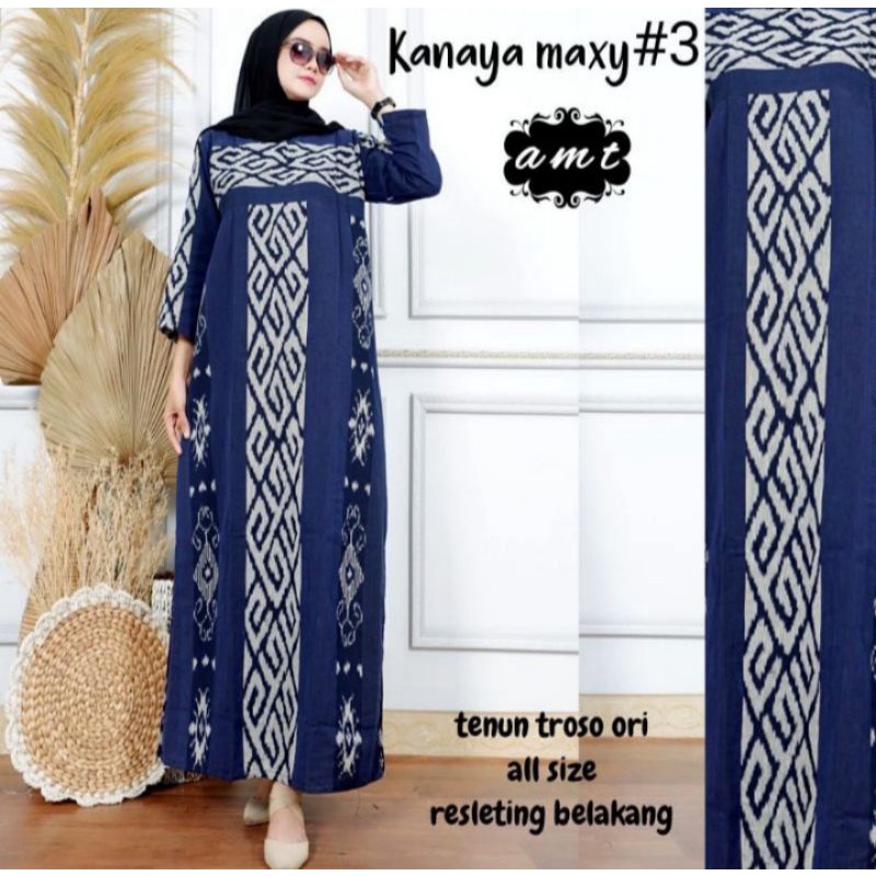 Gamis Tenun Baju Tenun wanita