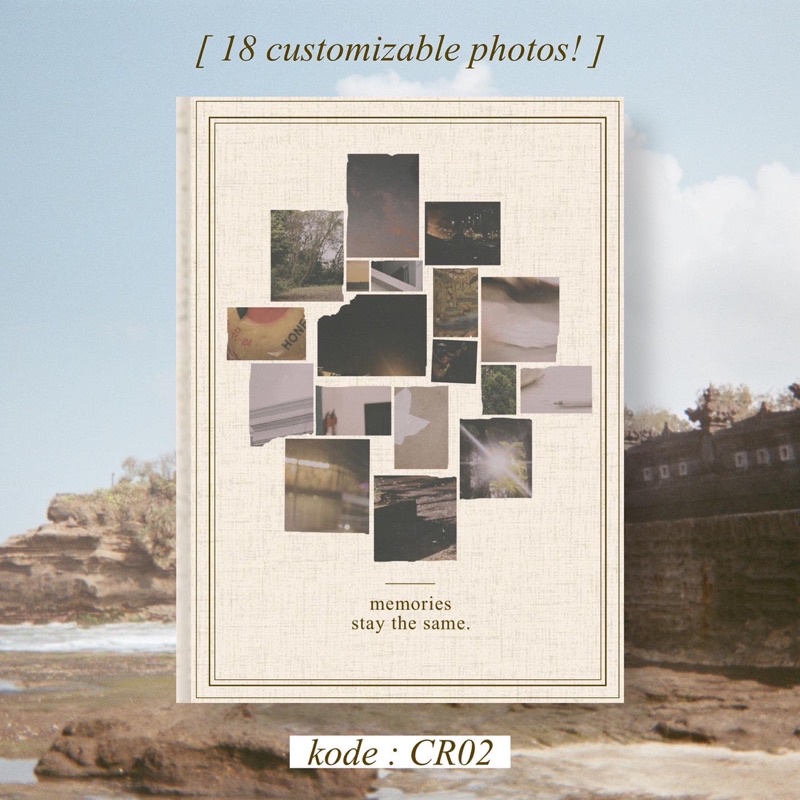 

CR02 FREE CUSTOM FOTO Notebook Hardcover Vintage Journal