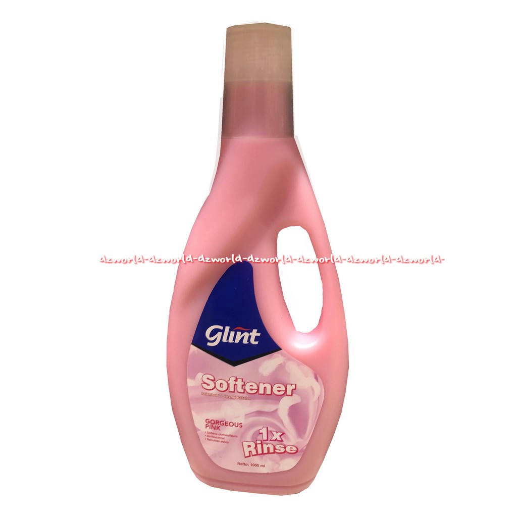 Glint Softener Gorgeous Pink Anti Bacterial Pelembut Dan Pewangi Pakaian 1L Glint Pink Blue