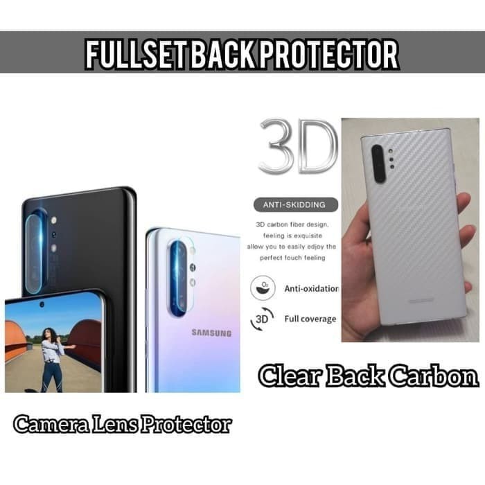 CASA Camera Lens Protector+ Back Carbon Protector SAMSUNG Note 10/PLUS