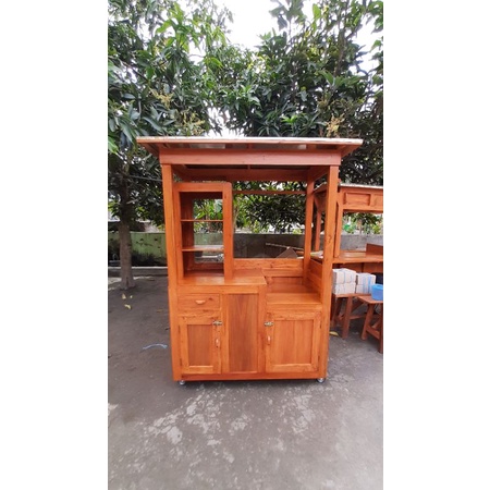 Gerobak sosis bakar/gerobak aneka minuman/gerobak es/gerobak booth minuman