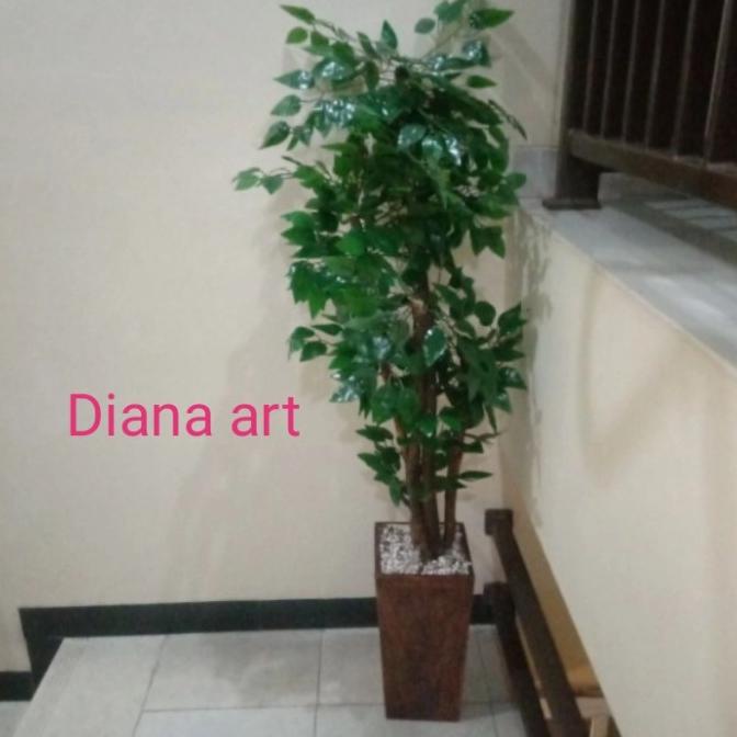 tanaman hias bonsai beringin jumbo/bonsai tiruan /tanaman plastik Lc